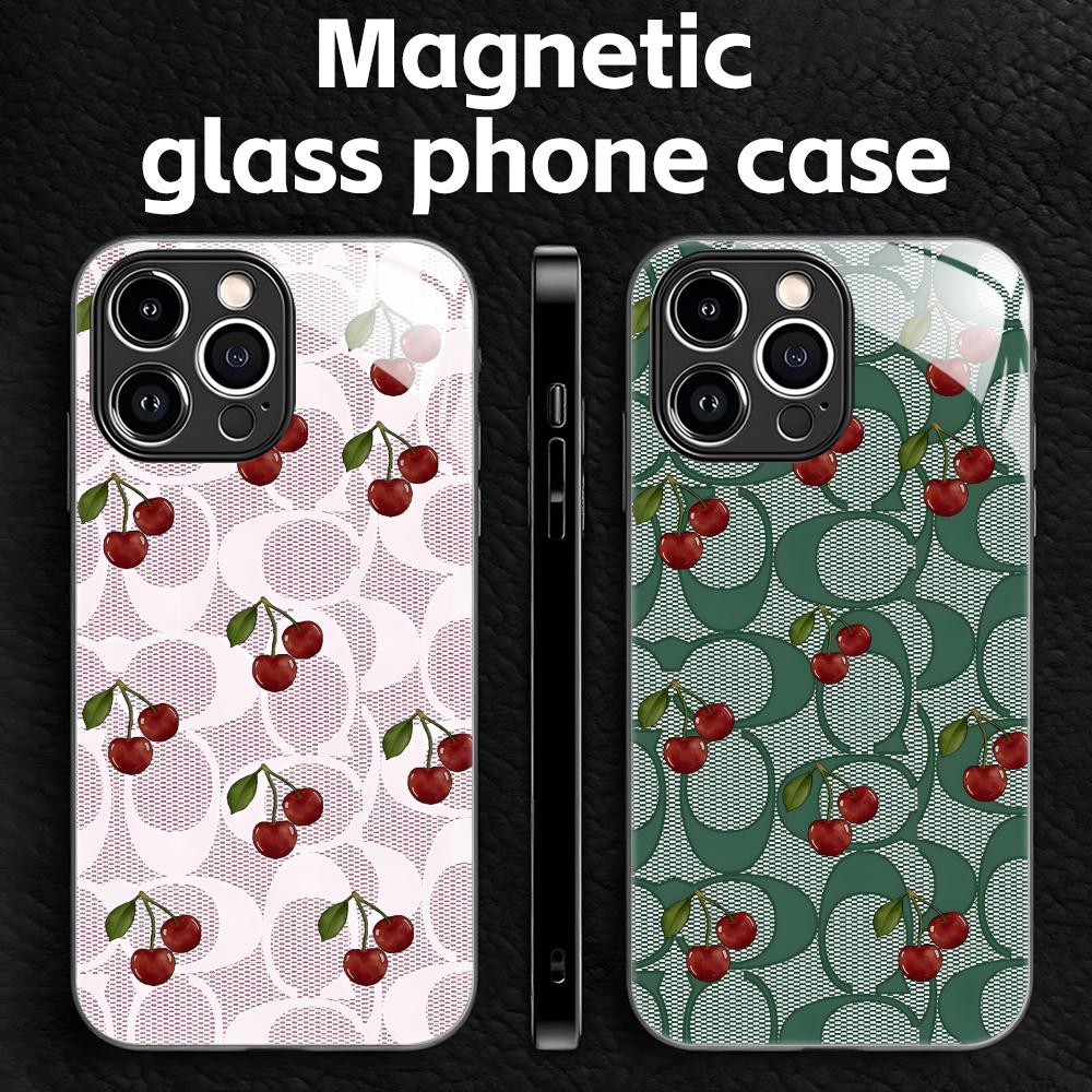 Phone Cases For Iphone 16 - Custodia per telefono con motivo Cherry