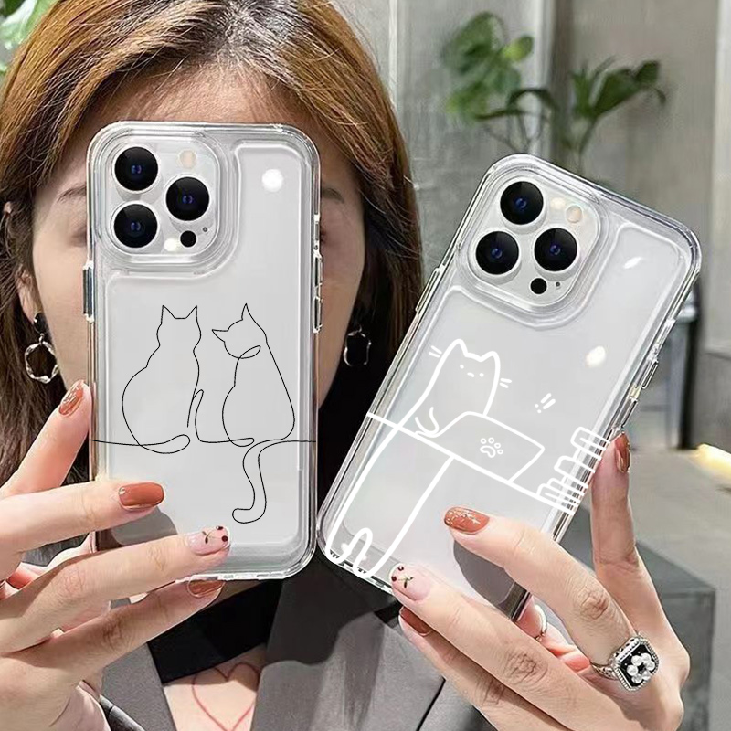 Cute Line Cat Custodia Antiurt - Phone Cases Xiaomi 15 recensione e prezzo